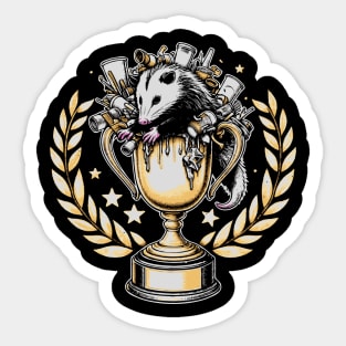Opossum - Trash Winner Sticker
